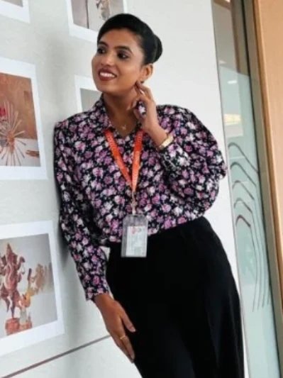 Lavanya, Senior Cabin Crew, placed at Air India Express